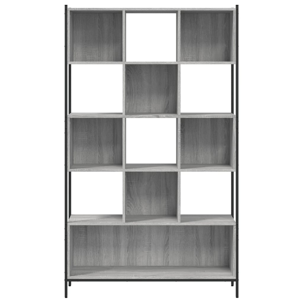 Bookshelf Gray Sonoma 102x28x172 cm Particleboard