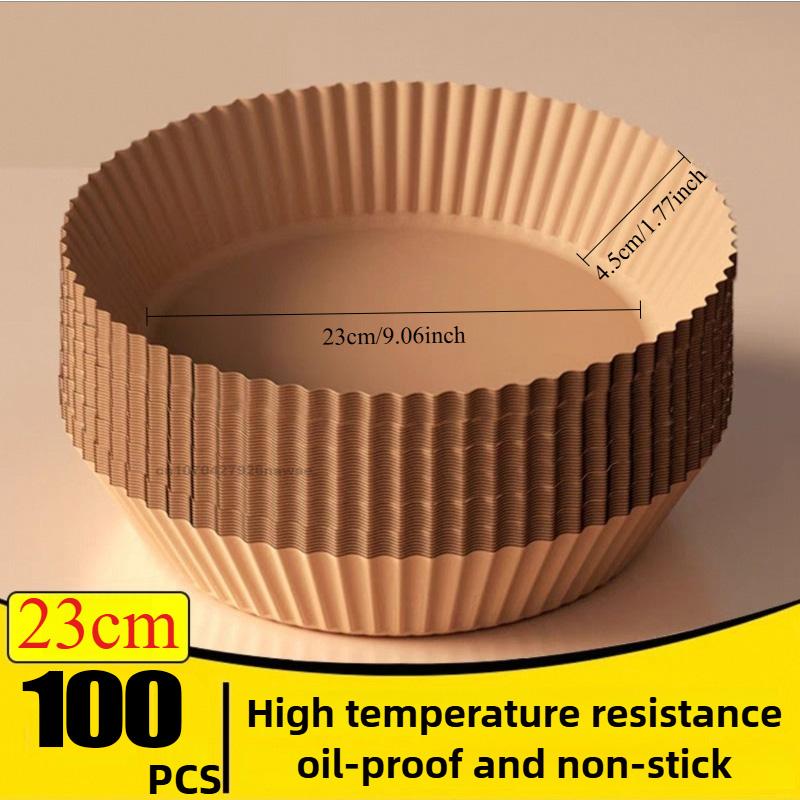 Paper Fryer Air 23 Cm Air Fryer Oven Paper Accessories Airfryer Baking Paper Extra Large Thickened Disposable Liner Square Round