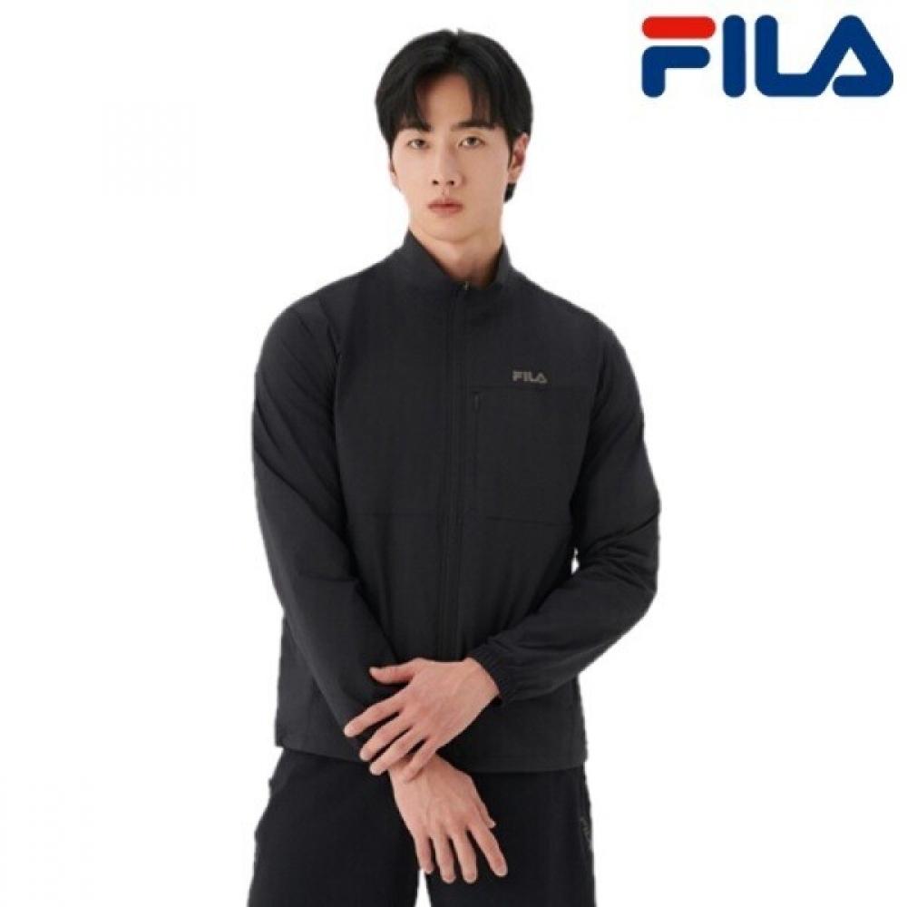 Fila Men S Regular Fit baSic Stretch Windbreaker Black fS2jkg2201m BLK (black)/115(3XL)