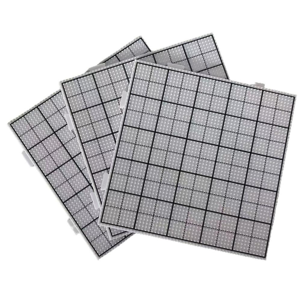 Planche à Perles Hama Perler Connectable, 2,6 mm Anti-Brûlure, Résistante aux Hautes Températures, Base pour Perles Non Déformable