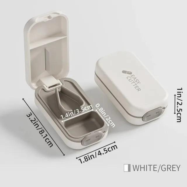 Small Pill Cutter Pill Cutter Splitter for Small and Tiny Pills Pill Splitter with Safety Lock Easy Open Close Professional