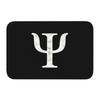 Custom Psychology Marble Psi Symbol Doormat Anti-Slip Entrance Room Door Floor Mat Psychologist Teacher Gift Garden Carpet Rug