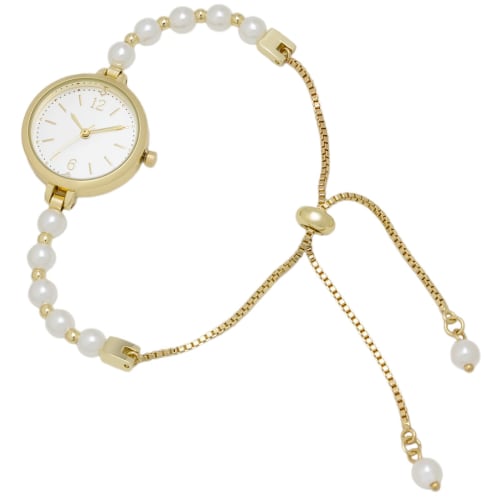 Fieldwork Women's Analog Bracelet Watch with Metal Band, Gold, ST286-2