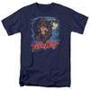 Teen Wolf Maan Wolf T-shirt Heren Gelicentieerd Film Tee Scott Howard Marineblauw