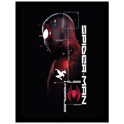 Spider Man: Miles Morales New York gerahmtes Poster