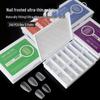 Ultra-Thin Seamless Matte Nail Tips - 240 Piece Boxed Set: No-File, Full-Stick False Fingernails