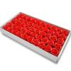 50Pcs Handmade Soap Rose Flower Three Layer Rose Wreath Making Artificial Rose Flowers Realistic Floral DIY Flower Head