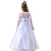 Halloween White Queen Costume Masquerade Party Costume Kids Queen Dress