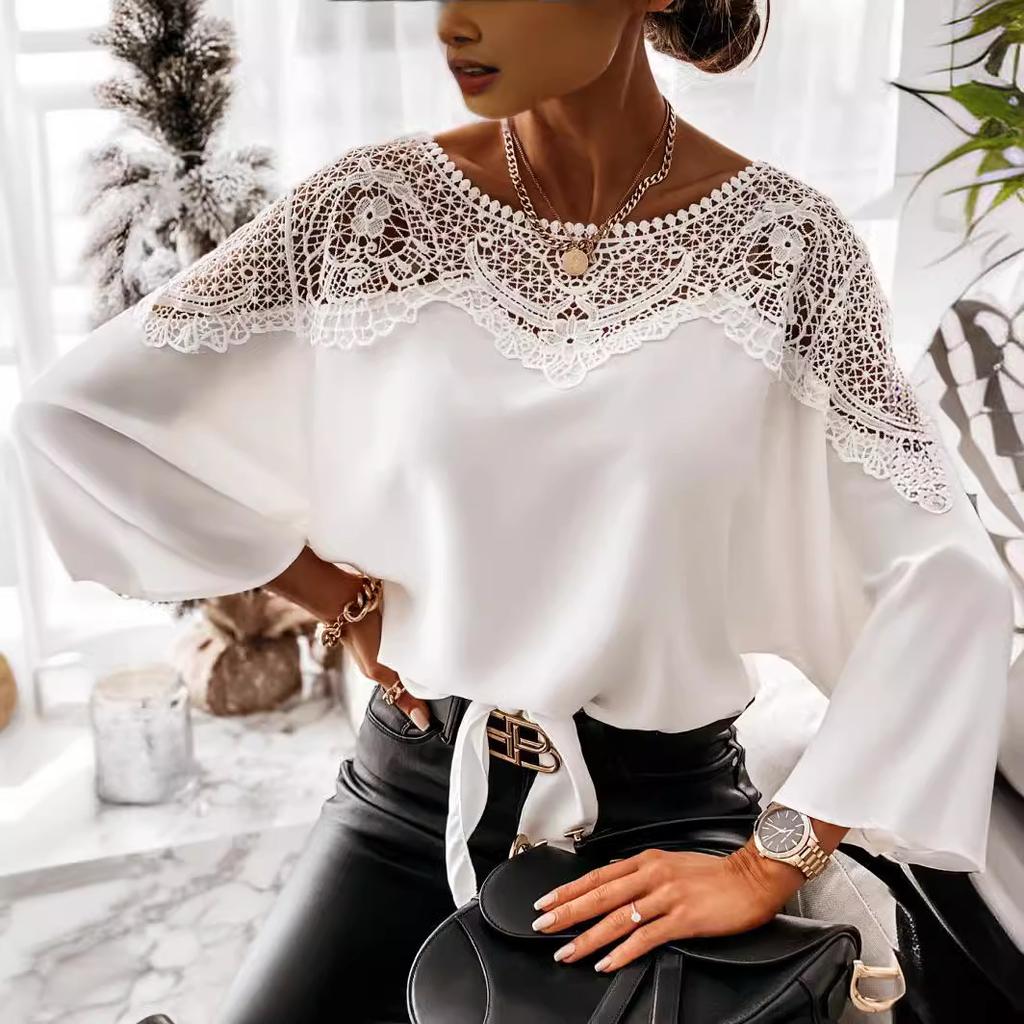 Fashion Button Up Satin Silk Shirt Women Tops Vintage Casual Plus Size Blouse Women Long Sleeve White Shirts Female