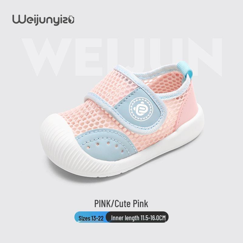 Breathable Summer Mesh Sandals for Toddler Boys, Soft Sole, Ages 1-3