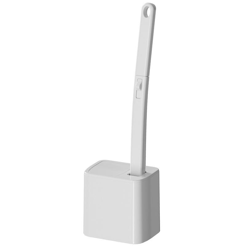 New Toilet Brush Integrated Toilet Brush Automatic Flip Cover with Base Cleaning Brush Disposable Toilet Brush Set