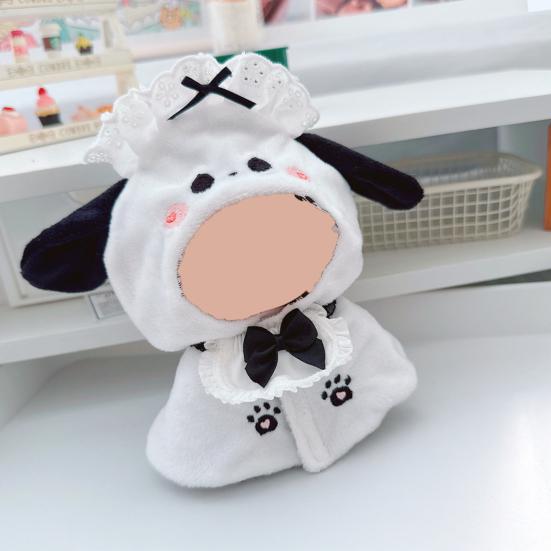 Doll Clothes Set Handmade Maid Shawl Cloak for 17cm La Bubu Dolls