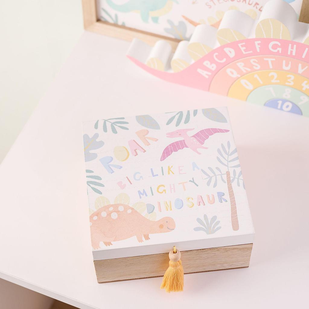 Petit Cheri Dinosaur Keepsake Box - Roar