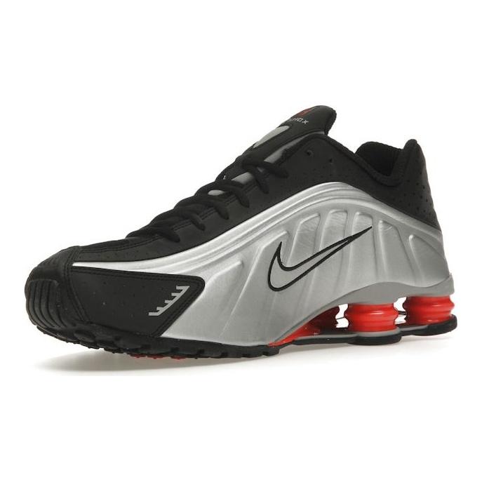 Nike Tênis Unissex Shox R4 OG Laranja Twist Prata Preto Prata Metálico HQ1988-002