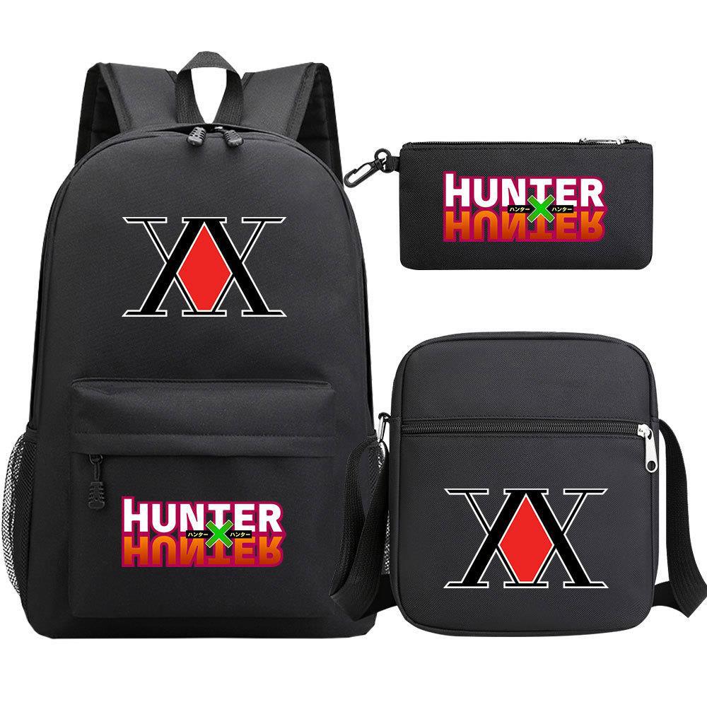 Animation, Full-Time Hunter, Young Students, School Bags, Men'S And Women'S Leisure Travel, Backpacks, Trendy Computer Bags