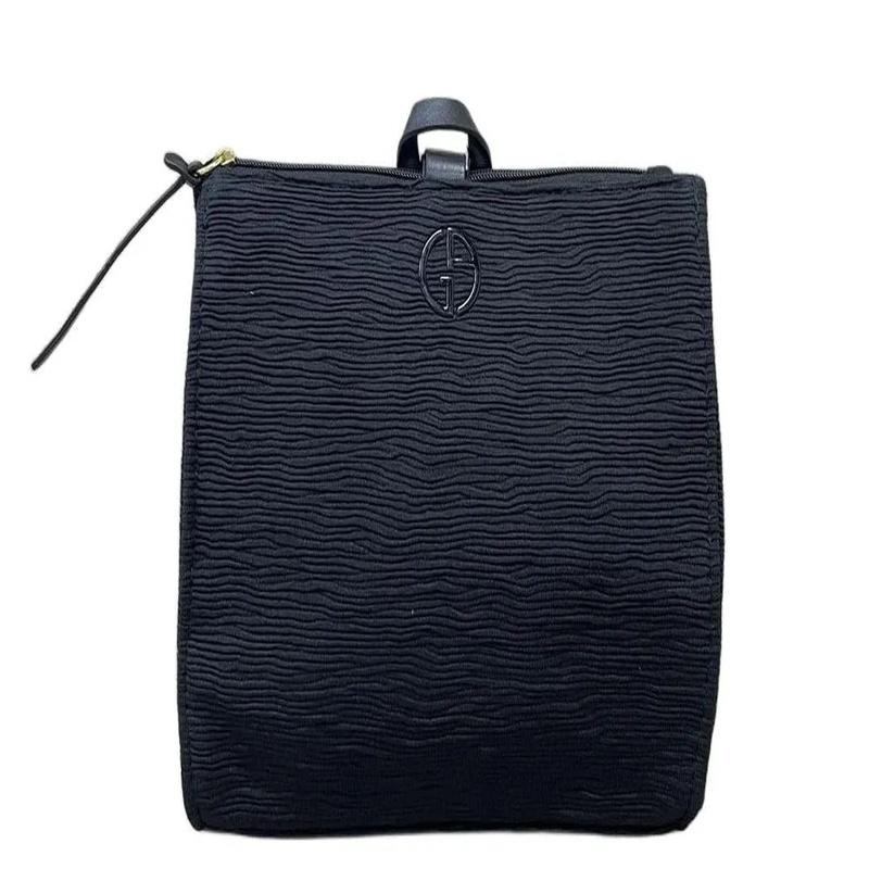 Armani Cosmetic bag/toiletry bag [Customized bag] Brown Sugar Nice Rampage Lolita Exquisite and high-end Elegant and fashionable Modern Black Roland