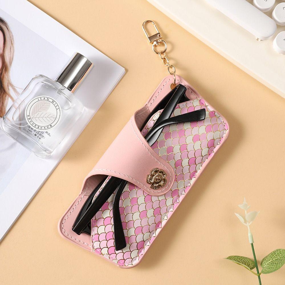 Glasses Holder Eyewear Storage Bag Buckle Glasses Box Fashion Sun Glasses Case  Female
