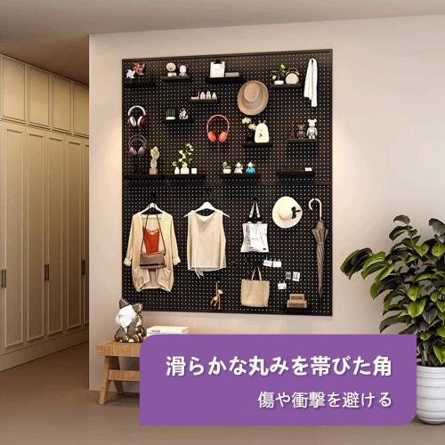 MBBTAG Steel Perforated Pegboard with Magnetic Compatible, Wall-Mountable, 150kg Weight Capacity, Tool Storage, DIY Decor, Kitchen, Office, Bathroom,