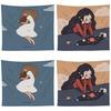Skin-friendly Polyester Cartoon Wall Hanging- Ideal For Bedroom Decor