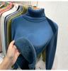 Women's Mink Velvet Turtleneck Sweater, Thickened for Winter 2025, One-Piece Base Top