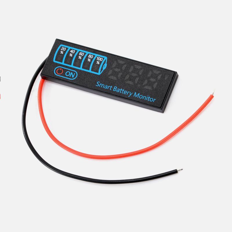 Dc7-55V Battery Level Indicator 12V 24V 18650 Lipo Lithium Battery Capacity Board Voltage Battery Charging Tester