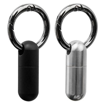 Petite Bouteille Médicament Boîte à Pilules Titane Étanche Boîtier à Pilules Antirouille Petit Porte-Pilules Porte-Clés Quotidien Organisateur de Pilules