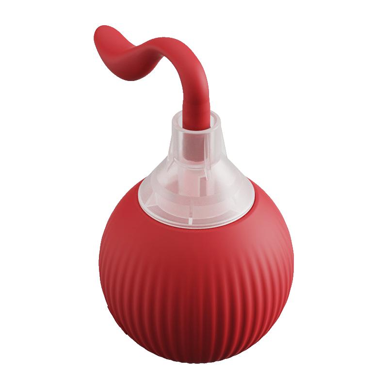 

Cat Rolling Electric Ball Toy Soft Silicone Interactive Fun Rechargeable Quiet червоний