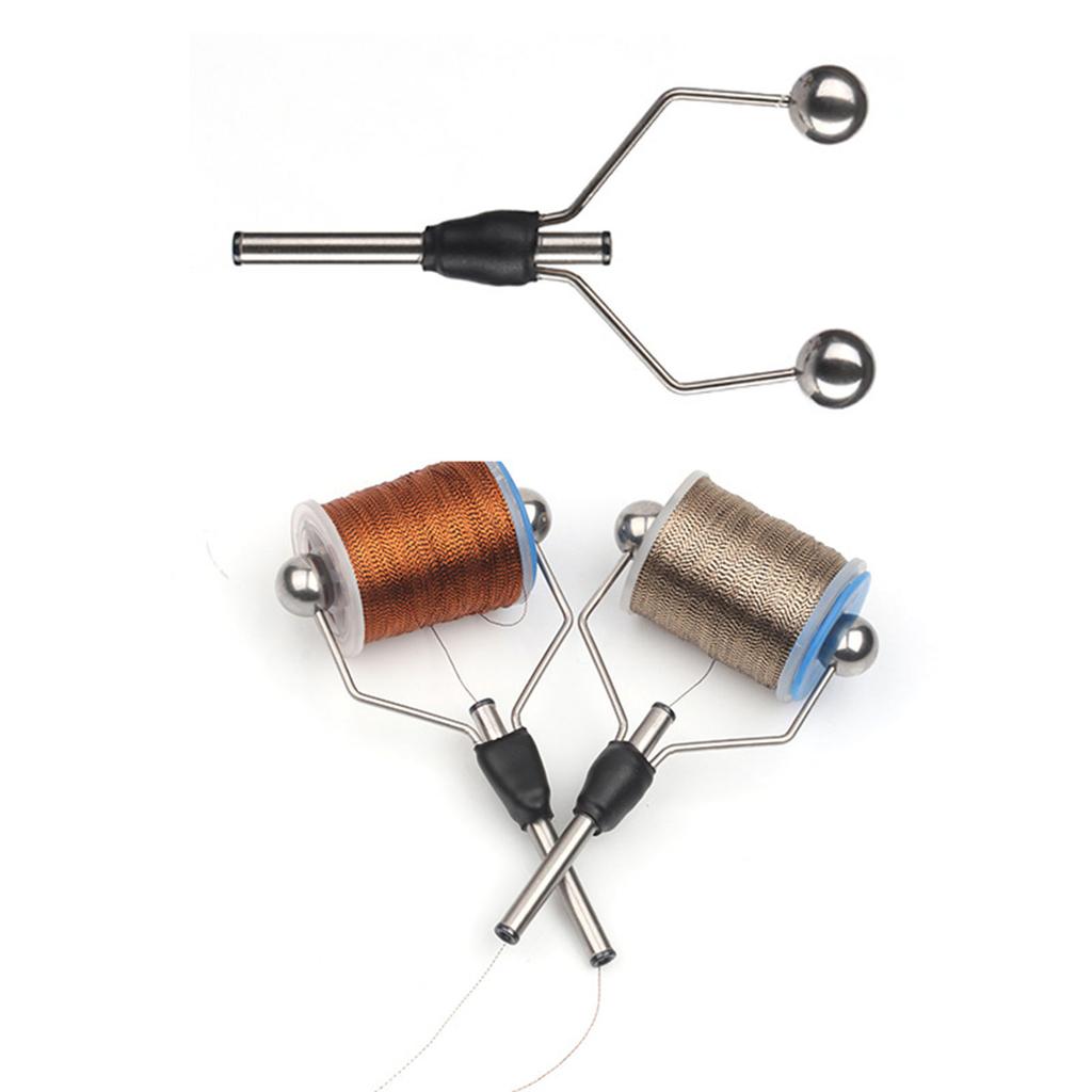 Lure Bobbin Winder Fly Fishing Baits Making Accessories Fishing Hook Binding Tool Fly Tying Bobbin Holder Wire Threader