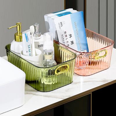 1pcPet Desktop Cosmetics Storage Box, Acrylic Bedroom Clothing, Miscellaneous Items, Coffee Table, Snacks Storage Basket