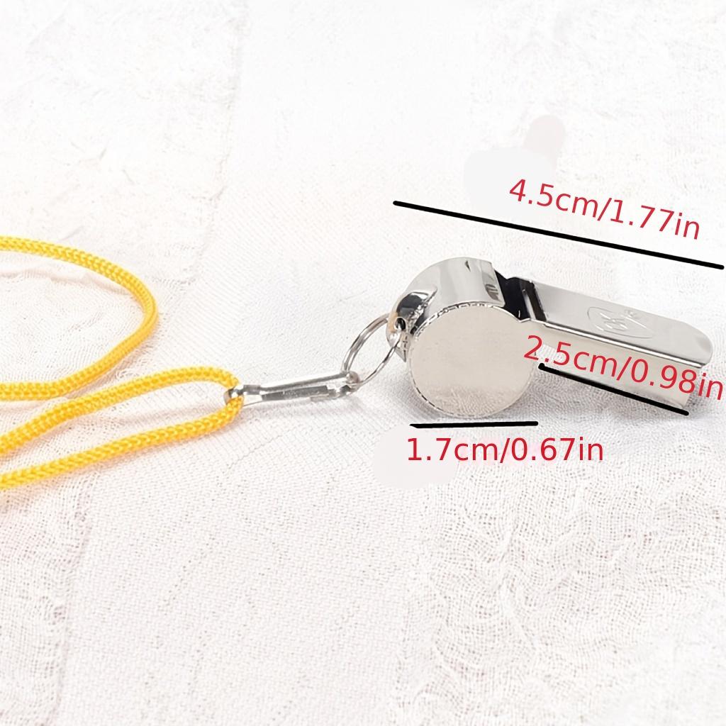 Professional Sports whistle with rope, referee whistle, equipped with nylon lanyard, suitable for basketball, volleyball, football, coaches
