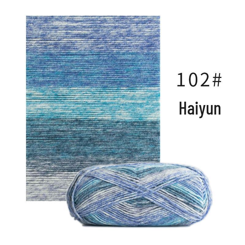 Xue Feier 4-Ply Cute Doll Milk Cotton Combed Yarn for Crochet and Knitted Bags