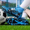 32-46 Herr-/Barnstorlek Stor Liten Utomhus Fotbollsskor Långa Dubbar Halkresistenta Konstläderöverdel Femmannafotbollssneakers