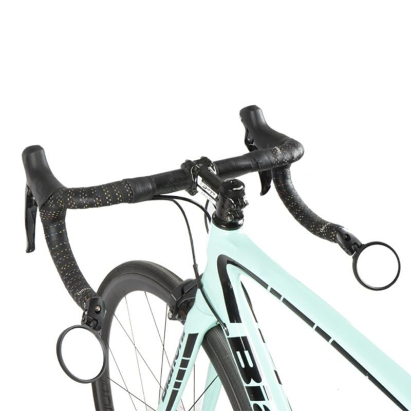 Handlebar Bike Glass, Bicycles Cycling Rear View Glass, 360 Degree Adjustable Rotatable Handlebar Mounted Bike Glass