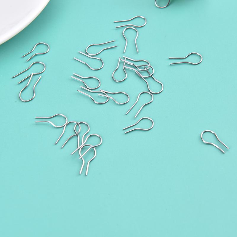 100 buc. Rezistență la temperaturi înalte Sârmă de tungsten Cârlig de agățat pentru ardere Inele de legătură