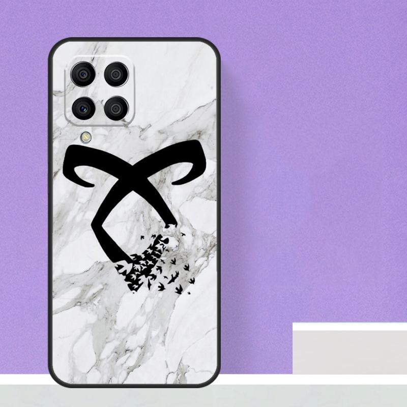 Shadowhunters Angelic Rune Logo For Samsung Galaxy M12 M32 M52 M14 M34 M54 M21 M51 M31 M30s M20 M15 M55 M13 M33 M53 Case