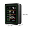 5 in 1 Indoor Air Quality Monitor CO2 TVOC HCHO Tester Temperature Humidity Detector Air Quality Tester for Home Office