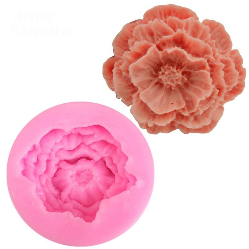 DIY Flower Shape Silica Gel Mold Soft Candy Craft Cake Candy Cake Baking Tool Mold Cake Decoration Tool