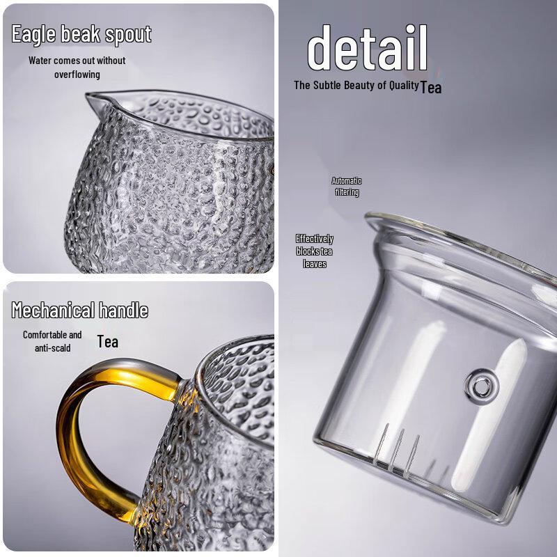 Songhui Lingyun Hammered Glass Teapot Set