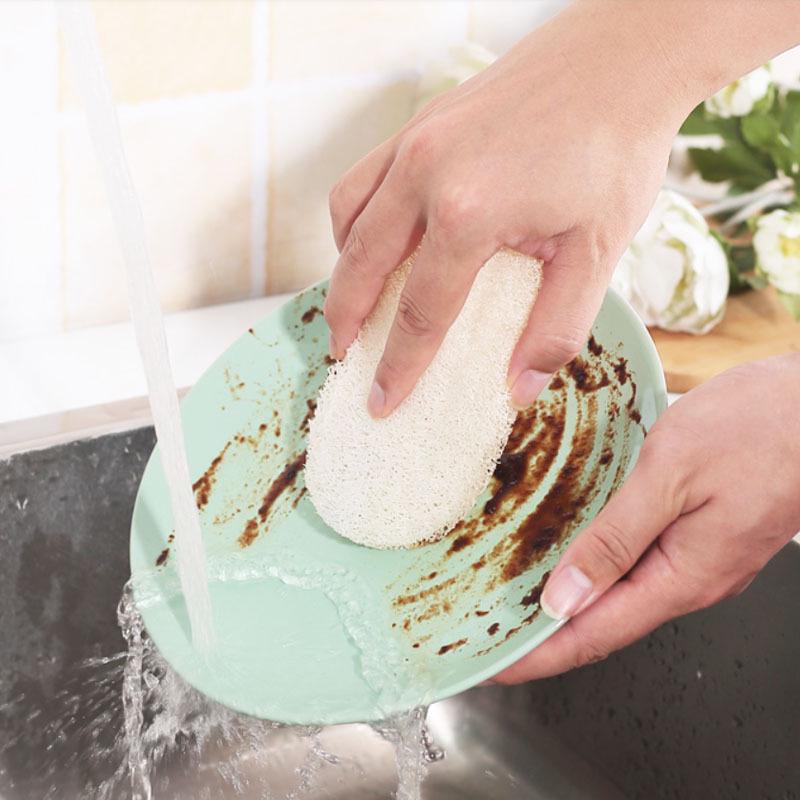 Multifunctional Natural Loofah Sponge & Exfoliating Towel