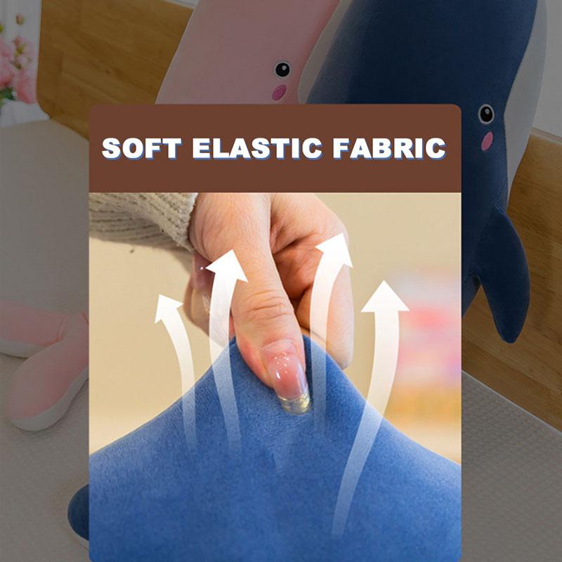 55cm Giant Washable Soft Stuffed Plush Whale Toys Ocean Animal Doll Giant Whale Plushie For Children Birthday for Kids Gifts