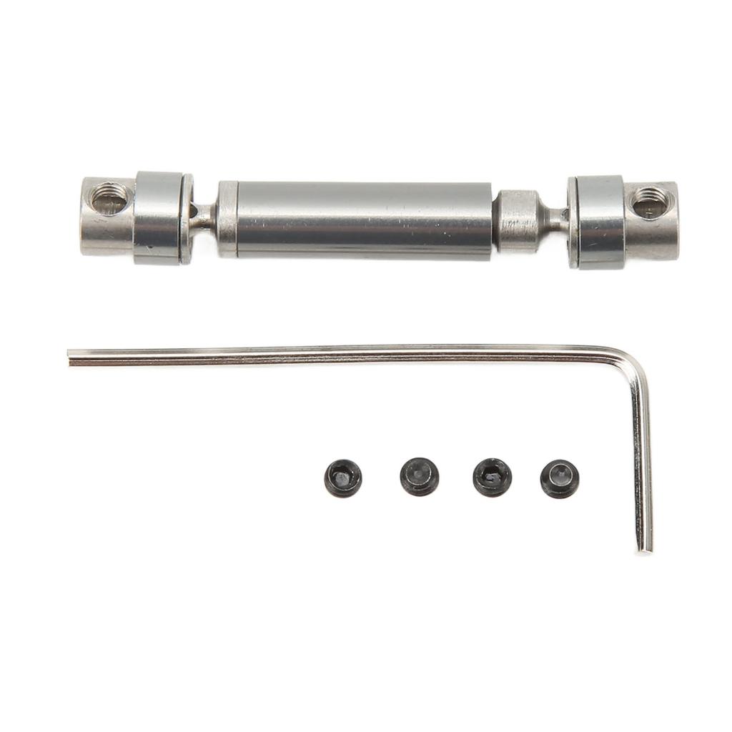 RC Drive Shaft Steel Metal Mid Drive Shaft RC Car Accessories for Axial 124 for SCX24 Climbing Car