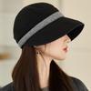 Autumn and Winter New Hat Women's Equestrian Hat Outdoor Windproof Warm Retro Newsboy Hat