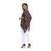 Plus Size Chiffon Batwing Shirt for Women – European & American Style, Extra Large 