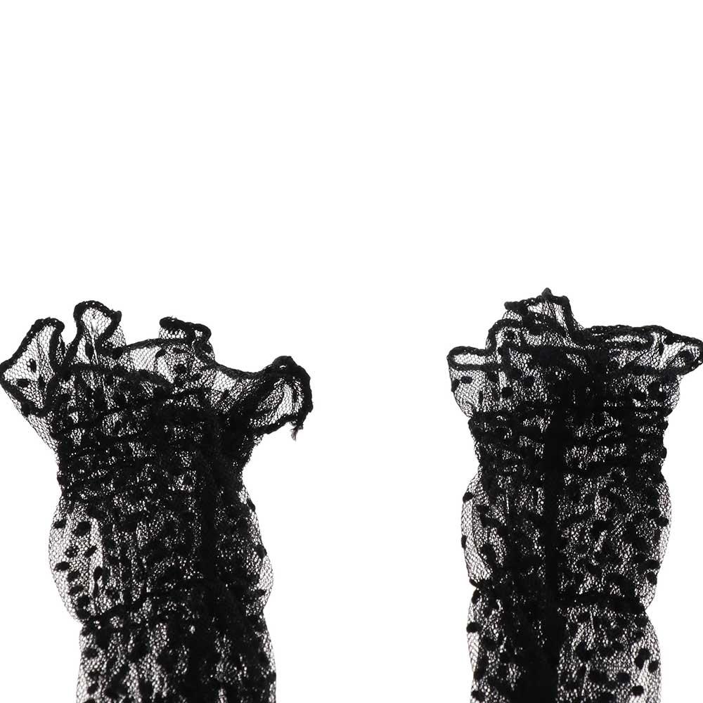 Polka Dot Sports Sun Protection Lace Sunscreen Sleeves Korean Style Oversleeves Women Arm Sleeves