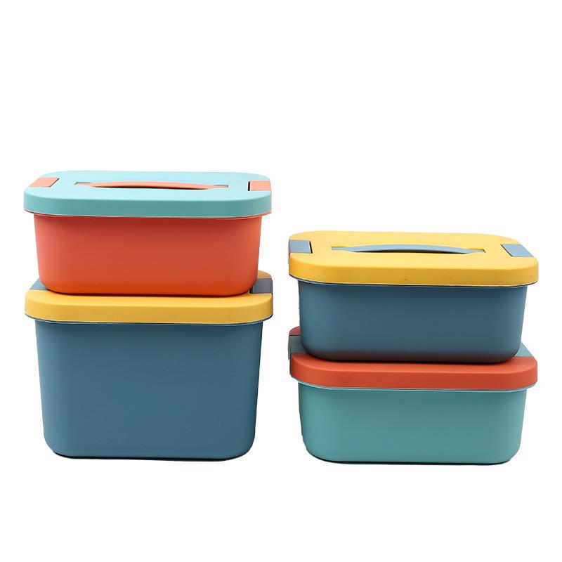 

Desktop Storage Box with Lid - Dormitory Essentials, Plastic Organizer, Free Shipping