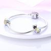 Boy And Girl Silver Color Beads Star Moon Clip Charm Unicorn Dangle Charms Fit New Arriver Cute Bracelet Diy