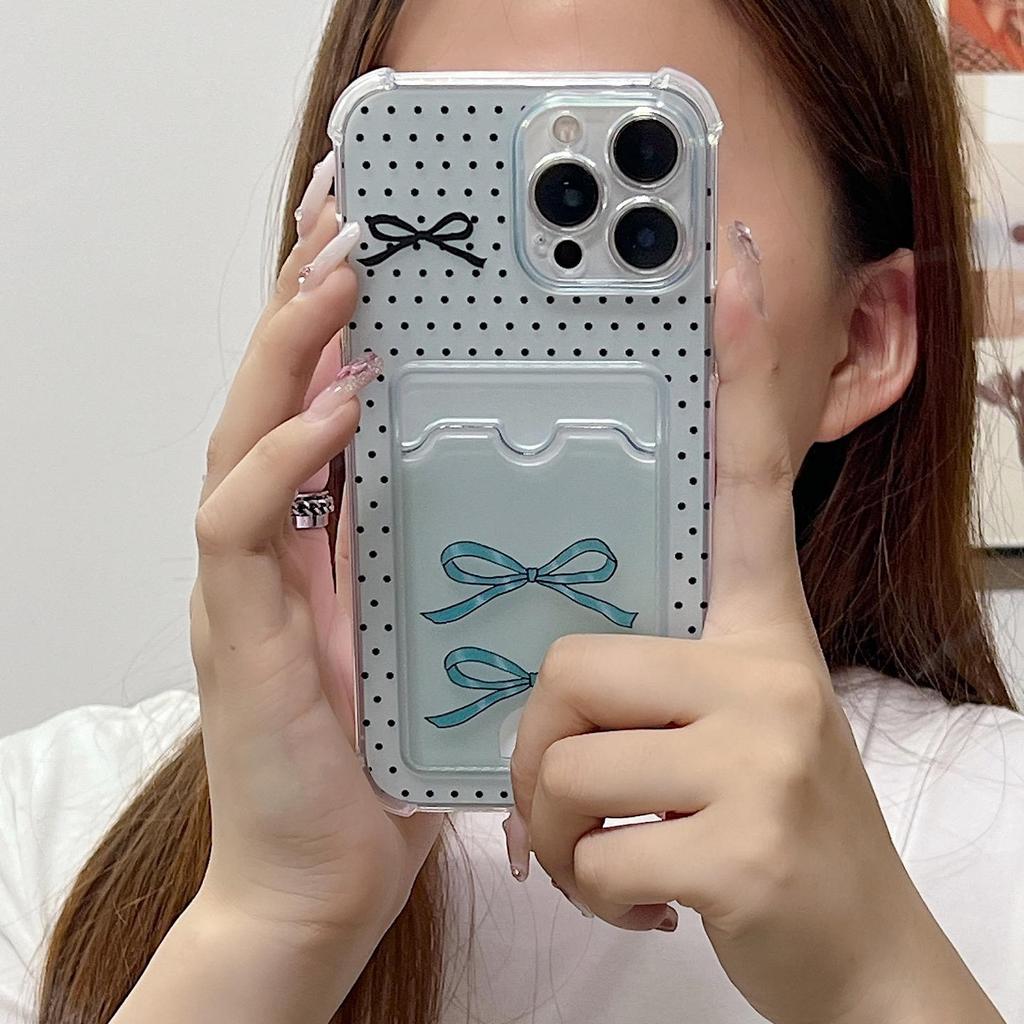 Porte-cartes Fente Étui en Silicone Portefeuille Poche Pour Xiaomi Redmi Note 13 14 Samsung A54 A24 A14 Oppo A78 A58 A38 Tecno Spark 10 Coque Transparent Bumper de Téléphone