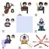 WM Blocks 6116 6137 6138 Demon Slayer Tanjirou Nezuko Inosuke Zenitsu Giyuu Rengoku Uzui Tengen Anime Bricks Building Blocks