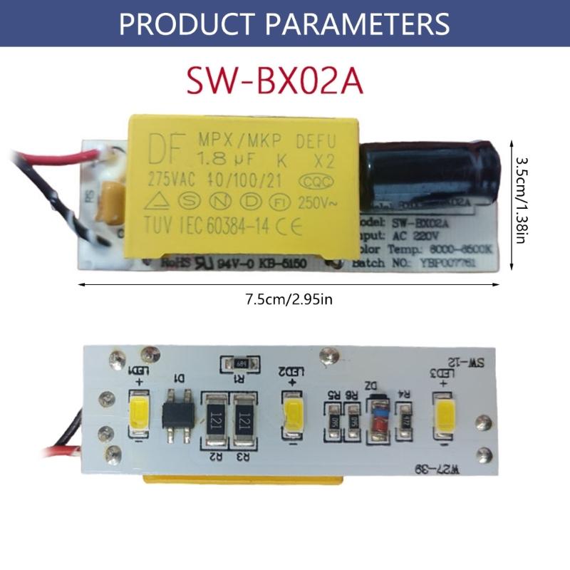Sturdy Freezers Lighting Circuit Board Easy Installation Refrigerator LED Lamp Replacement