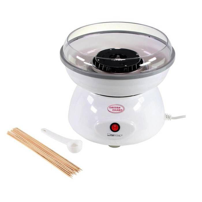 Machine À Barbe À Papa CLATRONIC ZWM3478 - Bol Ø 27cm - Protection Anti-éclaboussures